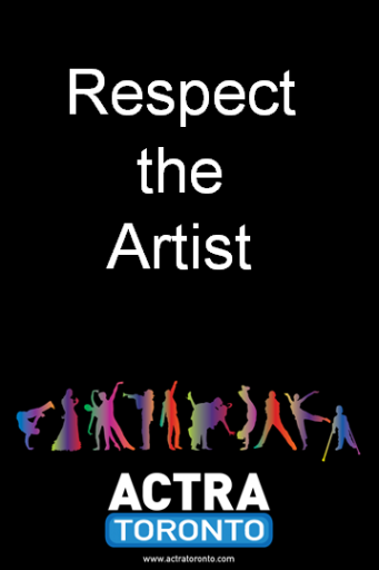 Respect the Artist Sign