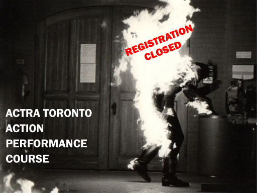 ACTRA Toronto Action Course - Registration closed