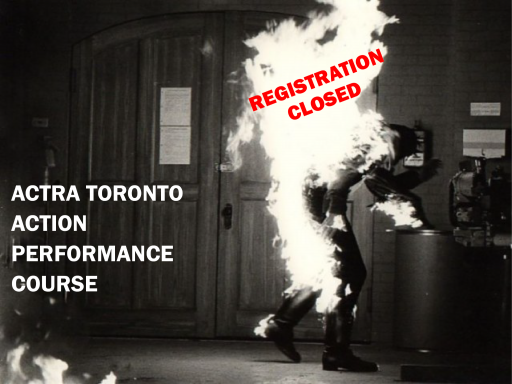 ACTRA Toronto Action Course - Registration closed