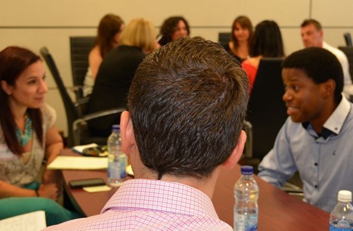 Member Simeon Taole at ACTRA Toronto's Diversity Meet & Greet Event 2012